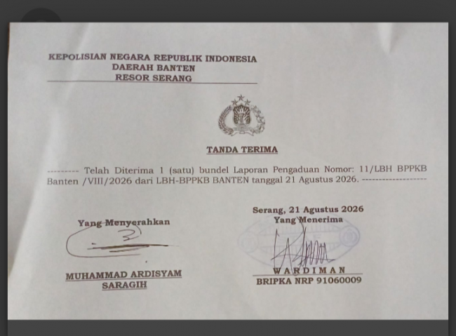 Dugaan Korupsi Dana Desa: Kades Cemplang dan Cisait Dilaporkan ke Polres Serang