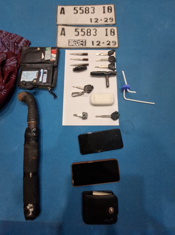 Polda Banten Tangkap Empat Pelaku Pencurian Sepeda Motor Terorganisir  