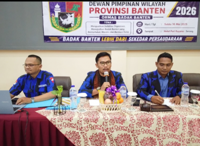 DPW Ormas Badak Banten Gelar Raker, Perkuat Solidaritas, Wujudkan Organisasi Mandiri dan Bermanfaat bagi Masyarakat  